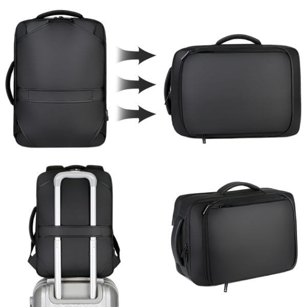 15 6 Inch Laptop Backpack Mens Male Backpacks Business Notebook Mochila Waterproof Back Pack USB Charging 8