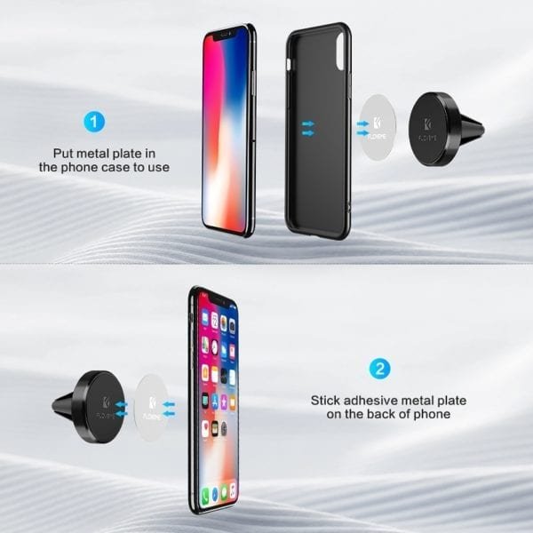 FLOVEME Magnetic Car Phone Holder For Phone In Car Magnet Air Vent Universal Mobile Phone Mount 3