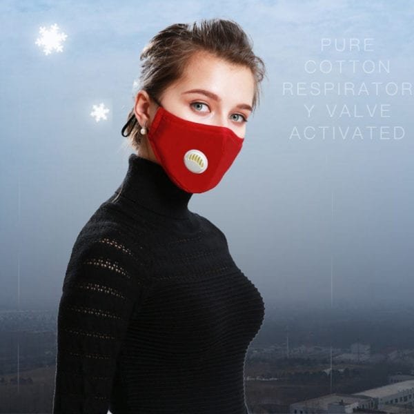 Tcare Anti Pollution N95 Mouth Mask Dust Respirator Washable Reusable Masks Cotton Unisex Mouth Muffle for 2
