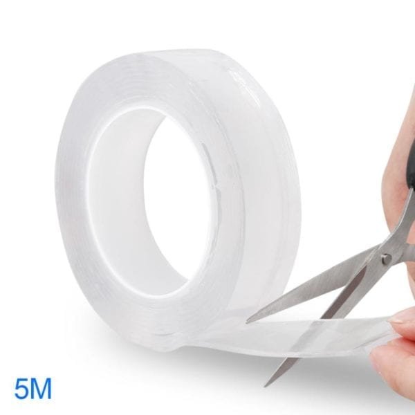 1 3 5M 1MM Nano Magic Tape Double Sided Tape Transparent No Trace Acrylic Reuse Waterproof 5