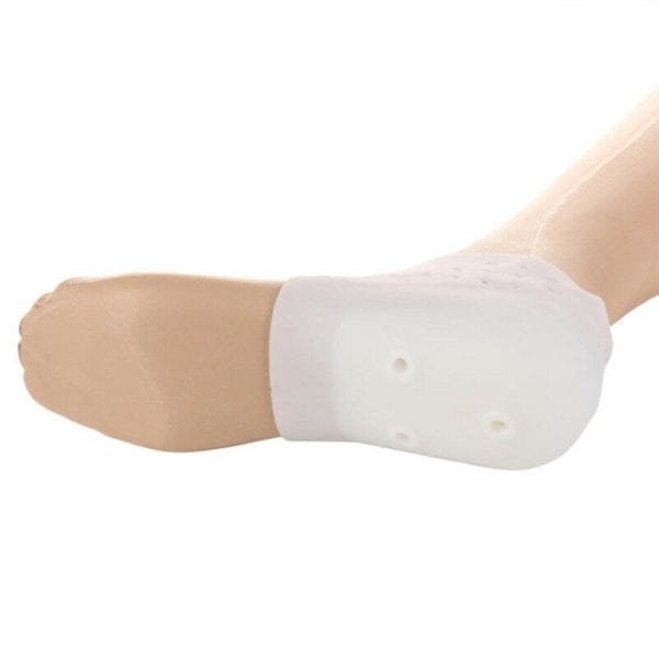 1 Pair Increased Breathable Comfortable Hard Wearing Solid Anti Slip Heel Insole Unisex Invisible Heightening Soft 4