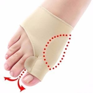 1pair Comfortable Soft Bunion Protector Toe Straightener Silicone Toe Separator Corrector Thumb hallux valgus Foot Brace