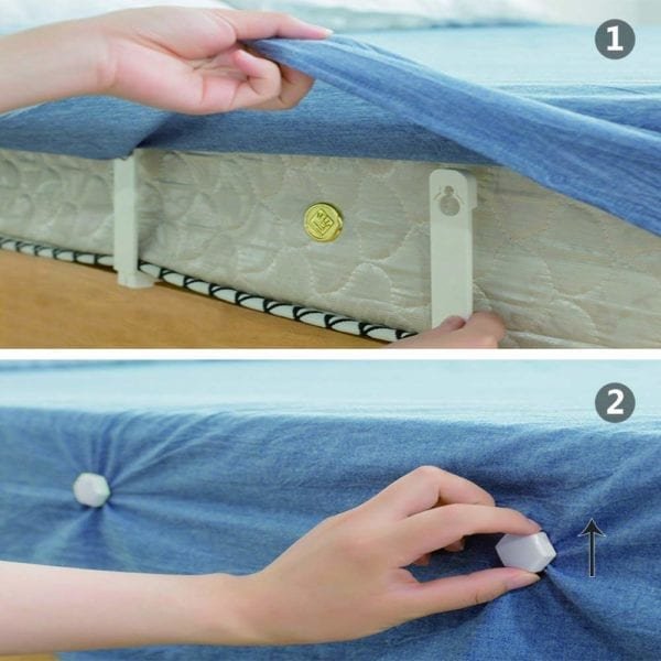 4Pcs Set Bed Sheet Clip Bed sheet Belt Fastener Mattress Non slip Quilt Covers Sheet Holders 1