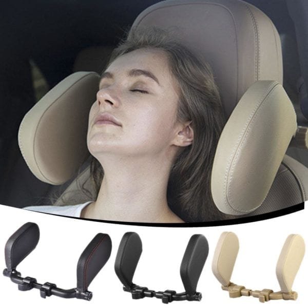 Car Seat Headrest Travel Rest Neck Pillow Support Solution For Kids And Adults Children Auto Seat 4