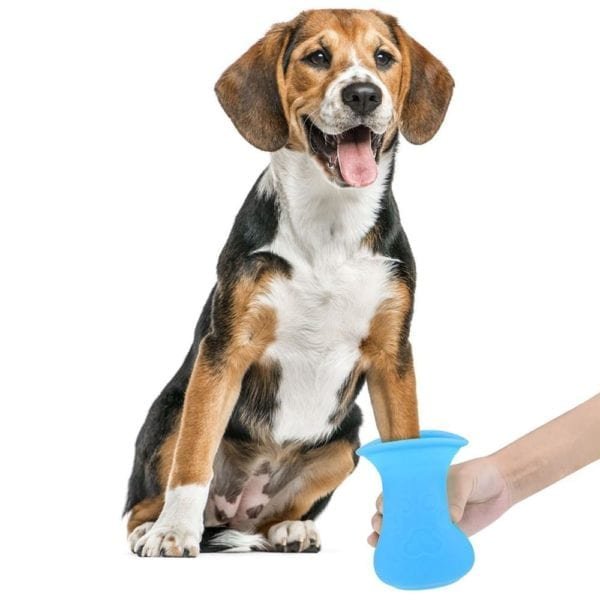 Dog Paw Cleaner Cup Silicone Combs Portable Pet Foot Washer Cup Paw Clean Brush Quickly Wash 2