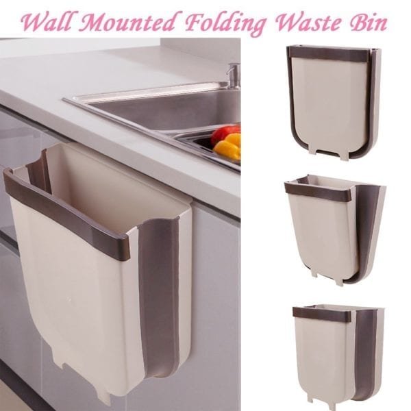 Foldable Garbage Can Kitchen Garbage Can Car Folding Garbage Can Wall Trash Can For Bathroom Garbage 1