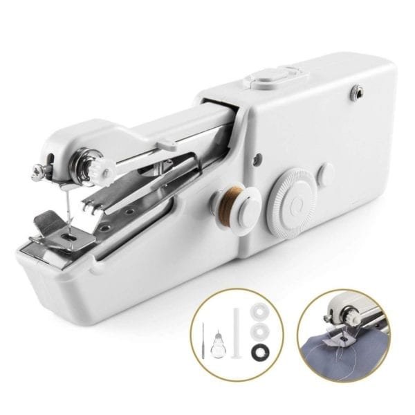 Handheld Sewing Machine Portable Sewing Machine Quick Handy Stitch For Fabric Clothing 4