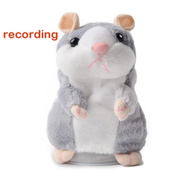 Jeriwell Record Toys Talking Hamster Mouse Panda Walking Nodding Pet Voice Recorder Repeat Plush Stuffed Animal 2