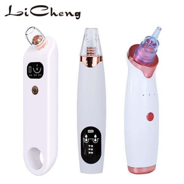 Licheng Blackhead Remover Facial Cleaner Deep Pore Black Head Acne Pimple Removal Vacuum Suction Face Household