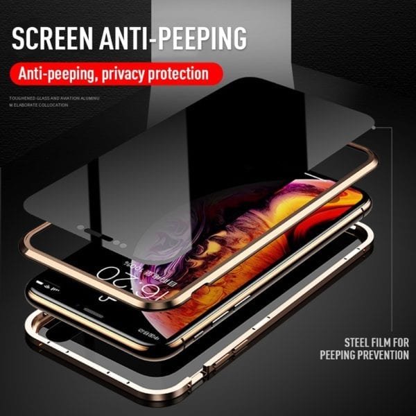 Magnetic Phone Case For IPhone X XS MAX XR 7 8 Plus Adsorption Metal Mobile Phone 5