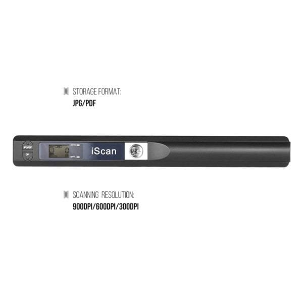 Mini Portable Scanner 900DPI LCD Display JPG PDF Format Document Image Iscan Handheld Scanner with 32G 2