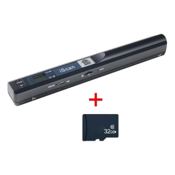 Mini Portable Scanner 900DPI LCD Display JPG PDF Format Document Image Iscan Handheld Scanner with 32G