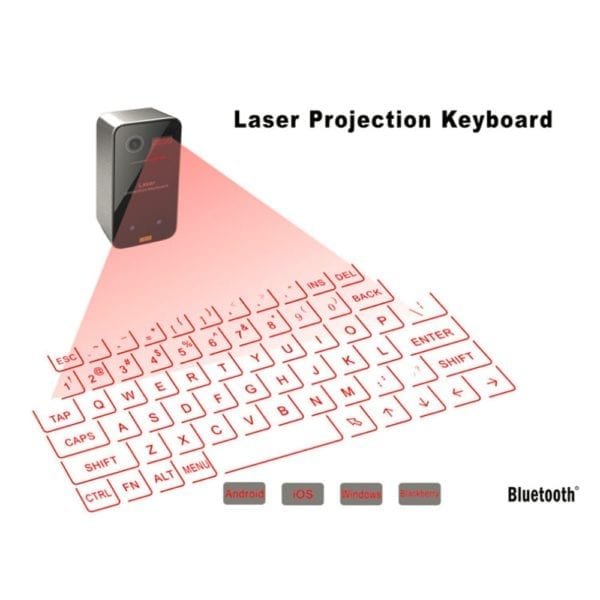 Portable Bluetooth 3 0 Wireless Virtual Laser Keyboard Mini Bluetooth Projection Keyboard for Windows For Mobile 1
