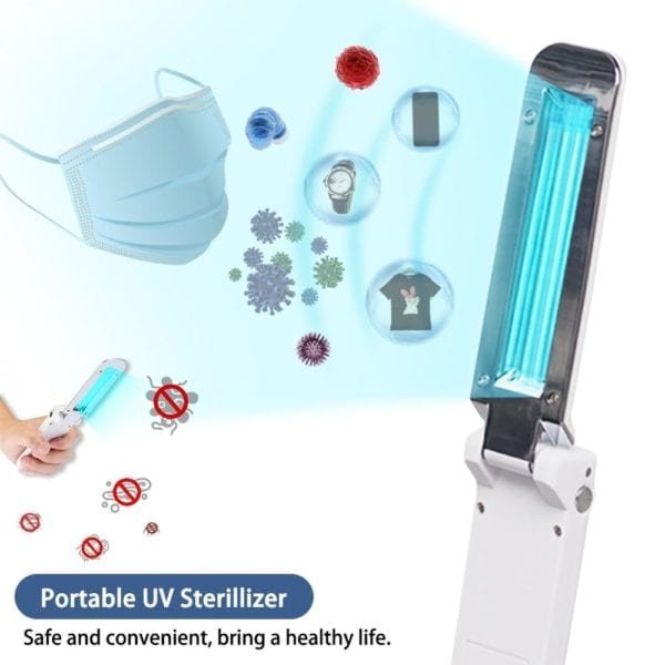 Portable folding Disinfection UV Lamp Home Living Room LED Ultraviolet Sterilization Germicidal Bacterial Disinfect Virus Lights