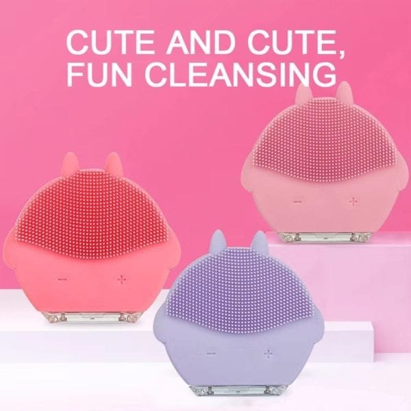 Professional Powered Face Cleansing Brush Waterproof Deep Pore Facial Cleansing Brush Silicone Face Cleanser Massage Skin 4