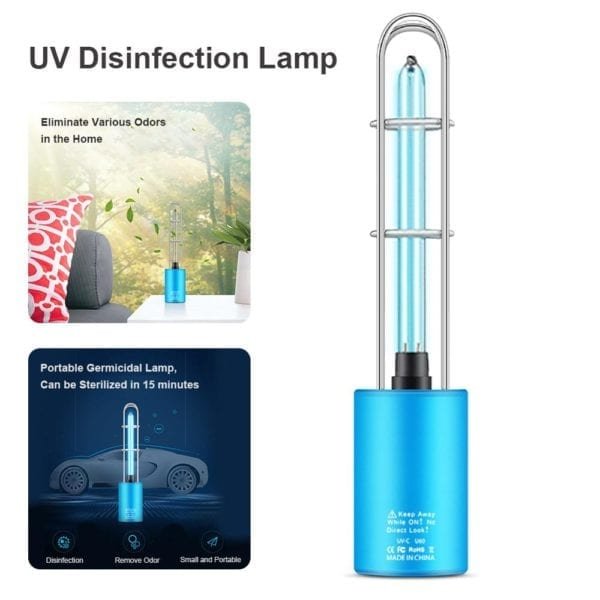 Rechargeable UV Sterilizer Light Coronavirus Ultraviolet Light Bulb UV Germicidal Lamp Sterilization Lamp 4