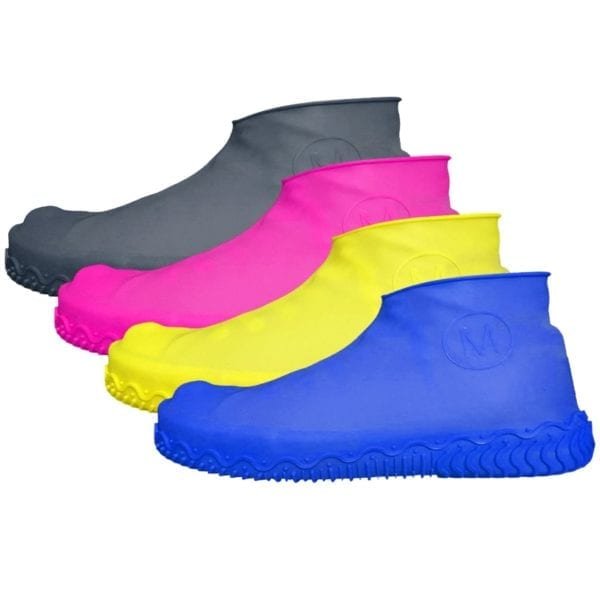 Silicone Overshoes Reusable Waterproof Rainproof Men Shoes Covers Rain Boots Non slip Washable Unisex Wear Resistant 1