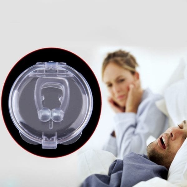 Stop Snoring Anti Snore Nose Clip Apnea Guard Care Tray Sleeping Aid Eliminate or relieved snoring