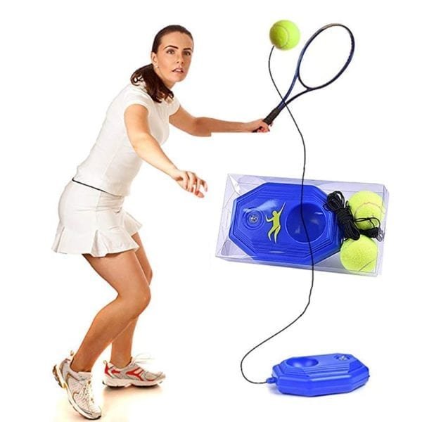 Tennis Supplies Tennis Training Aids Ball Trainer Self study Baseboard Player Practice Tool Supply With Elastic