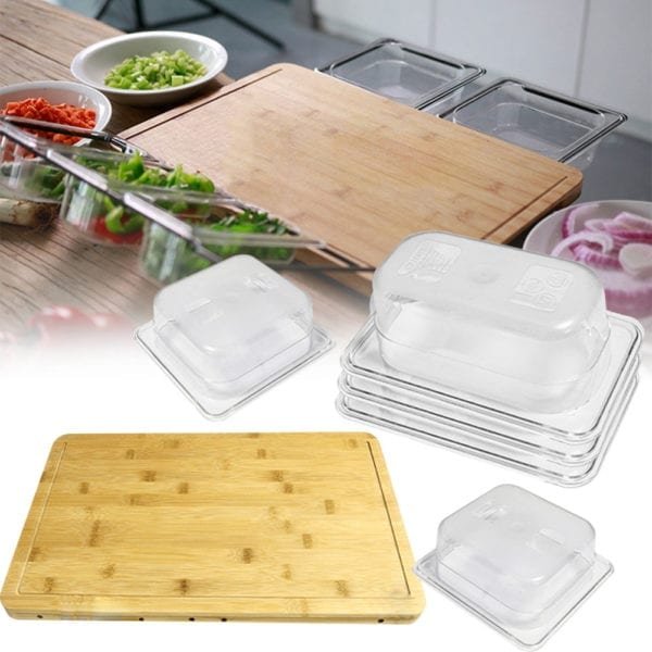 With Storage Box Cutting Board Detachable Bamboo Durable Vegetable Home Hardware Multifunction Smooth Kitchen Practical Fruit 5