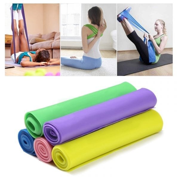 1 5m Fitness Exercise Resistance Bands Rubber Yoga Elastic Band Resistance Band Loop Rubber Power band
