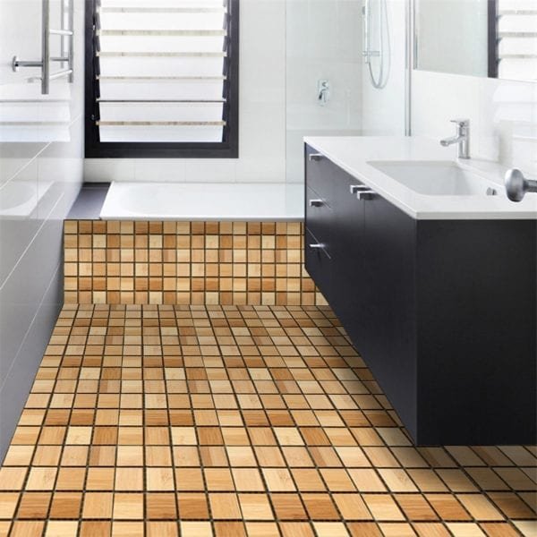 10 20 30 PCS Self adhesive Bathroom Decor Kitchen Wall 3D Tile Sticker Ceramic Tile Living 5
