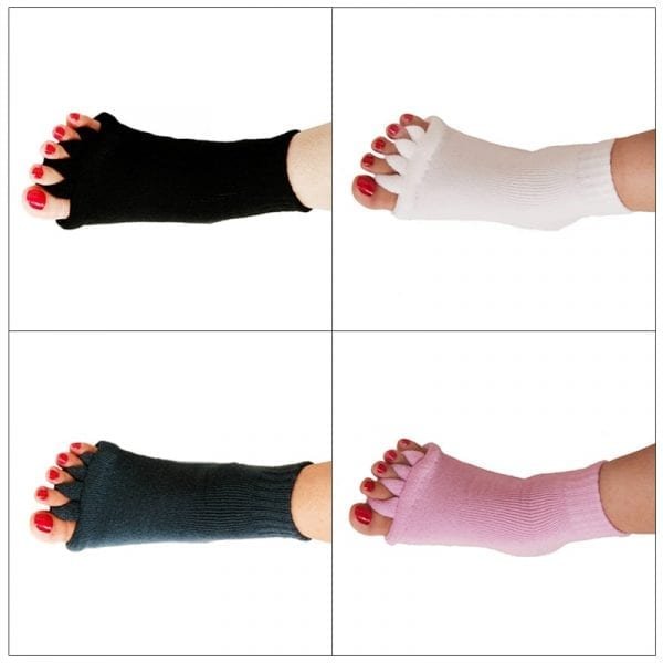 1Pair Five Toe Socks Bunion Corrector Orthotics Separators for Hallux Valgus Pain Relief Foot Care Pedicure 5