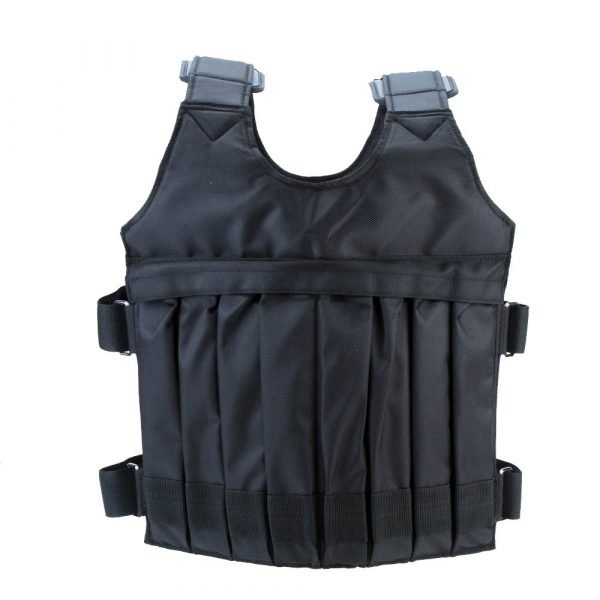20kg 50kg Adjustable Weighted Vest Loading Weights Waistcoat for Boxing Training Workout Fitness Equipment Sand Clothing 4