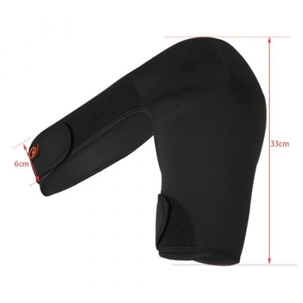 Adjustable Breathable Gym Sports Care Single Shoulder Support Back Brace Guard Strap Wrap Belt Band Pads 5