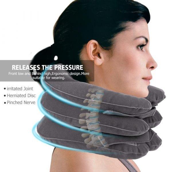 Air Inflatable Cervical Collar Neck Traction Tractor Support Massage Pillow Pain Relief Relax Health Care Neck 2