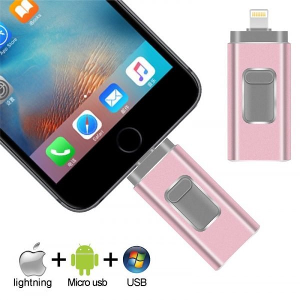 Dropshipping USB Flash Drive For iPhone X 8 7 7 Plus 6 6s 5 ipad 16GB 1