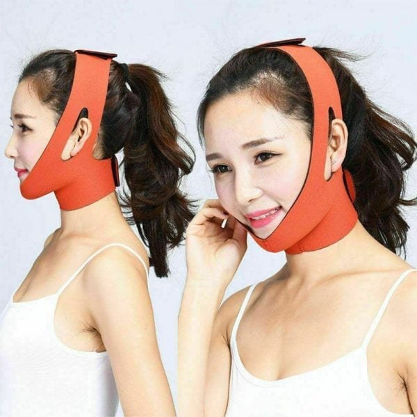 Facial Thin Face Slimming Bandage Mask Strap Band V Face Line Belt Shape Lift Reduce Double 4