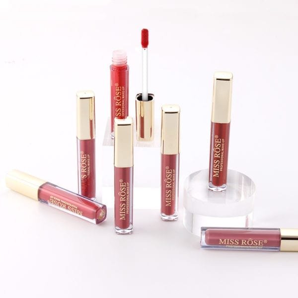 MISS ROSE focallure lipstick waterproof Womens Beauty Waterproof Long Lasting Lip Liquid Matte Lipstick Lip Gloss 4
