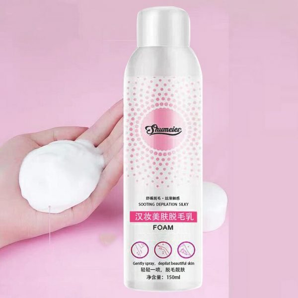 Painless Hair Removal Spray Cream Moisturizing Depilatory Bubble Wax Smooth Soft Skin Body Master Removal Cream 5