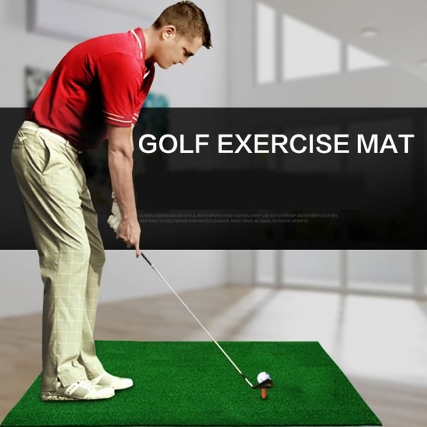 TOMSHOO Indoor Golf Putting Trainer Backyard Golf Mat Golf Training Aids Outdoor and Indoor Hitting Pad 2