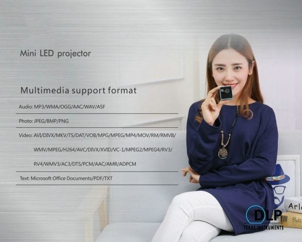 UNIC P1 series projector P1s Pocket Home Movie Projector Proyector Beamer Mini DLP mini projector Wireless 5