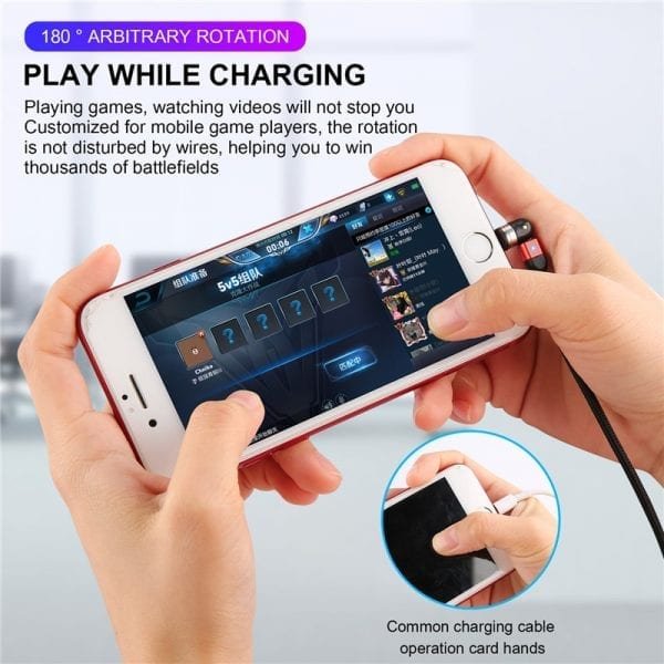 USLION 2020 NEW Magnetic Cable Micro USB Cable USB Type C Fast Magnetic Charge For iPhone 3