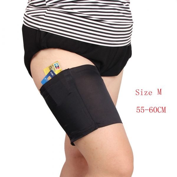 Women Leg Warmers Fashion Pocket Elastic Anti chafing Socks Sexy Thigh Bands Prevent Thigh Chafing Sock 2