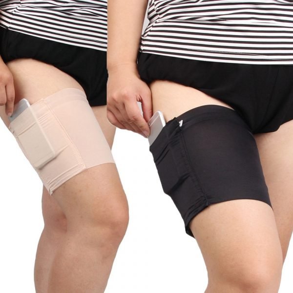Women Leg Warmers Fashion Pocket Elastic Anti chafing Socks Sexy Thigh Bands Prevent Thigh Chafing Sock