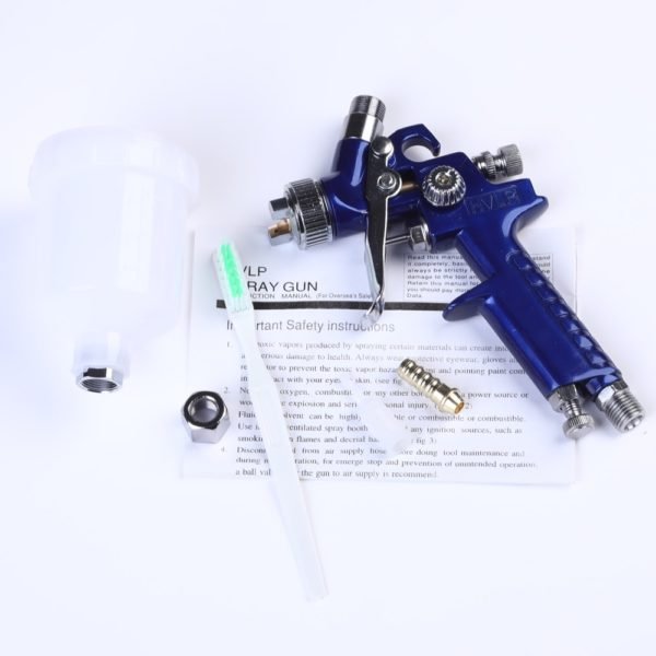 0 8mm 1 0mm Nozzle H 2000 Professional HVLP Spray Gun Mini Air Paint Spray Guns 5