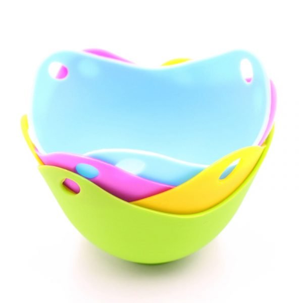 1Pcs Round Silicone Egg Poacher Poaching Pods Bowl Rings Cooker Kitchen Boiler Cuit Oeuf Dur Cooking 2