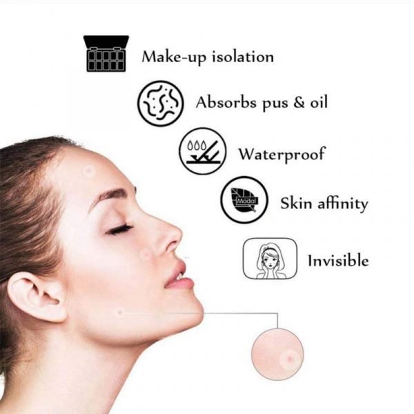 36PCS Natural Face Skin Care Acne Stickers Fast Remove Blackhead Hydrocolloid Pimple Cover Tag Remover Stickers 3