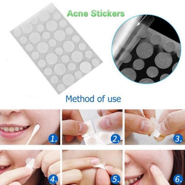 36PCS Natural Face Skin Care Acne Stickers Fast Remove Blackhead Hydrocolloid Pimple Cover Tag Remover Stickers