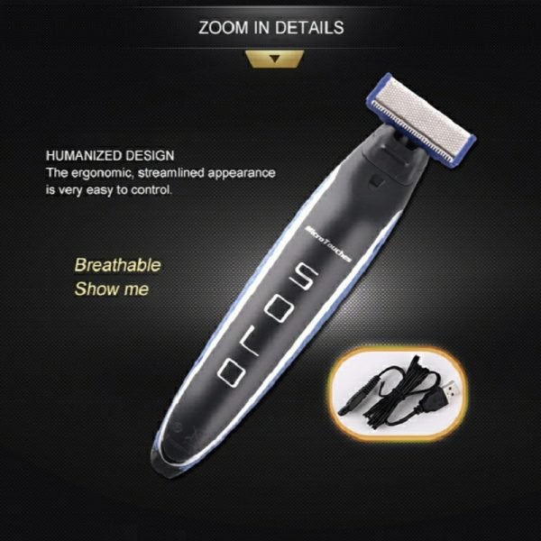 AirGTC SOLO Man Electric Shaver Edges Razor Men s Hair Trimmer USB Rechargeable Multifunction Shaver Trimmer 4
