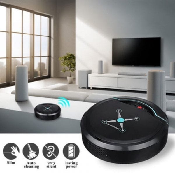 Automatic Smart Robot Vacuum Cleaner Small Vacuum Cleaners Sweeping Robot Floor Dirt Auto Home USB Rechargeable