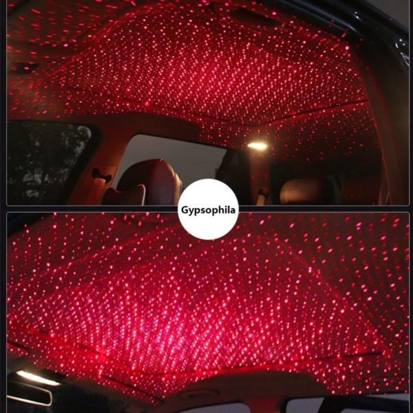 Car USB LED Car Atmosphere Ambient Star Light DJ RGB Colorful Music Sound Lamp Christmas Interior 2