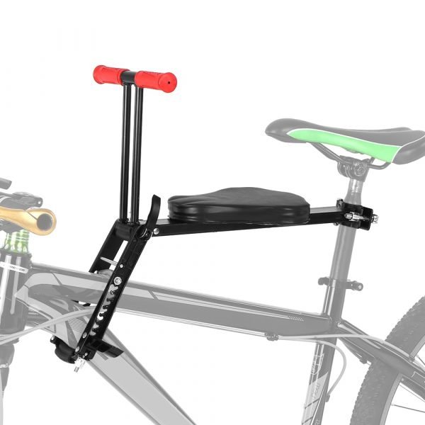 Foldable Bicycle Child Seat Aluminum Kids Bike Front Mount Bicycle Saddle Safety Front Seat Saddle