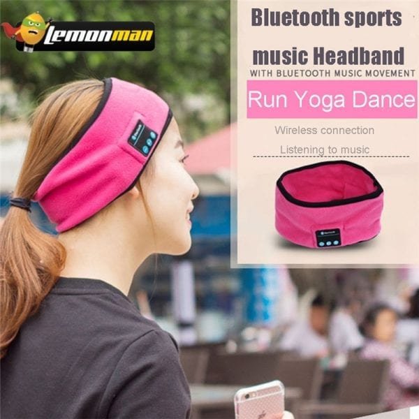 LemonMan Phone Music Bluetooth Sport Sweatband Sweat Band Yoga Headband Head Band Hair Band For Cycling