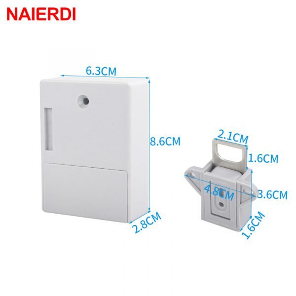 NAIERDI Invisible Sensor Lock EMID IC Card Drawer Digital Cabinet Intelligent Electronic Locks For Wardrobe Furniture 2