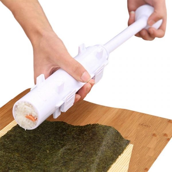 New DIY Sushi Maker Machine Roller Sushi Tools Roll Mold Making Kit Bazooka Rice Meat Vegetables 1
